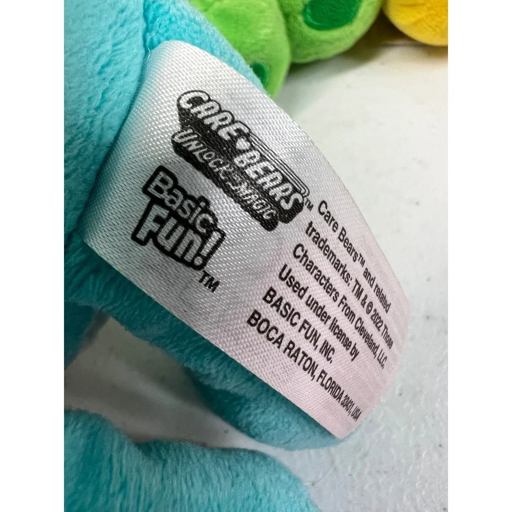 Care Bears Unlock the Magic Plush Lot Bedtime Good Luck Funshine Bear 9 Inch
